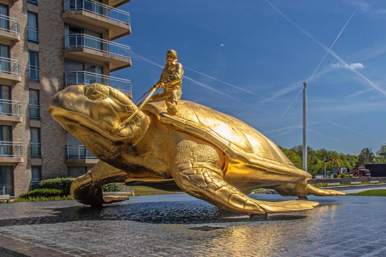 Penthousestudio Gaudi Met Zonneterras En Zicht Op Zee Apartment Nieuwpoort Ngoại thất bức ảnh